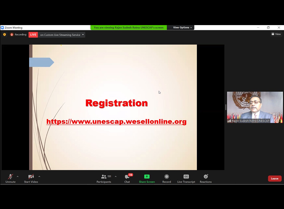 UNESCAP Wesellonline online training photo gallery